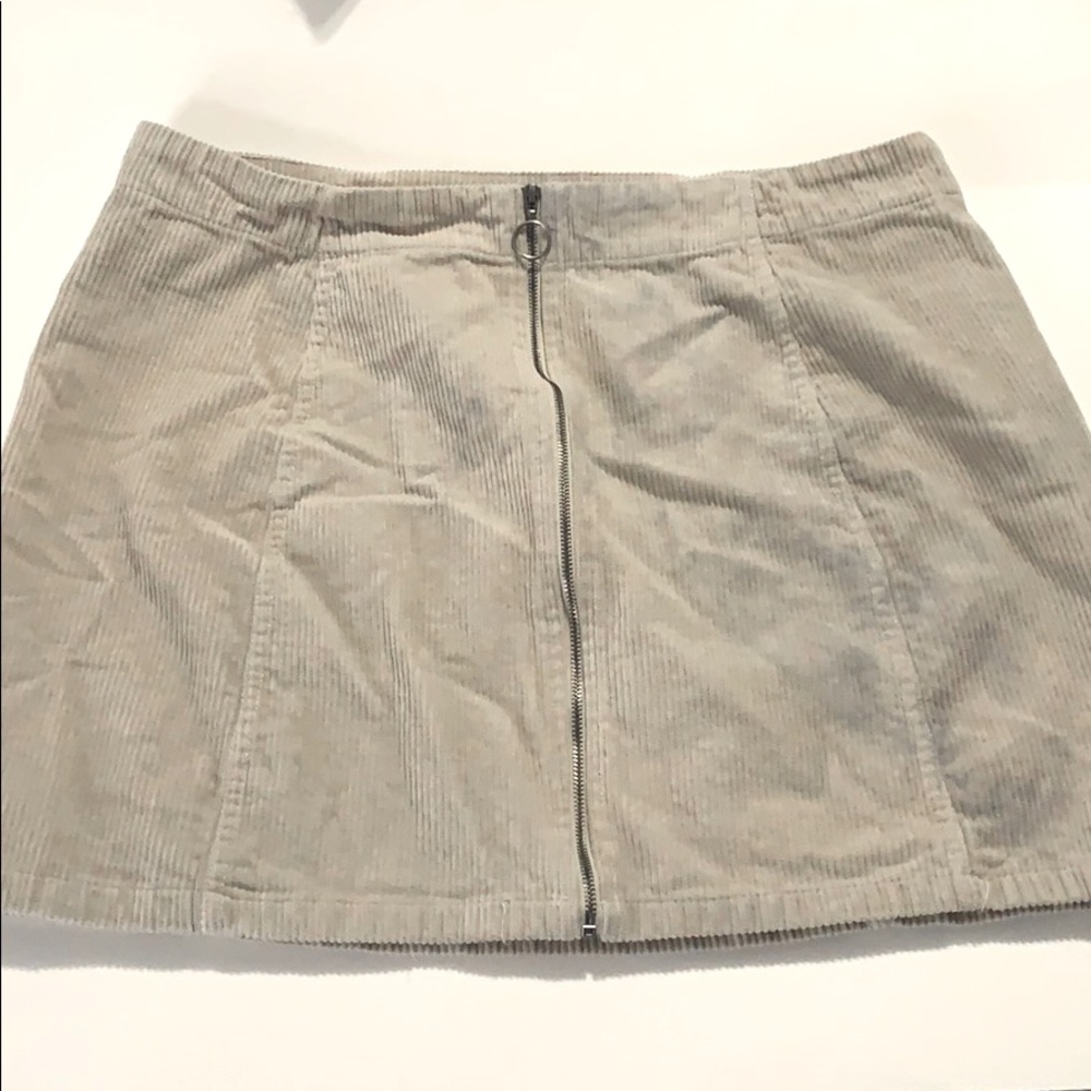 Rue 21 Tan Corduroy Mini Skirt